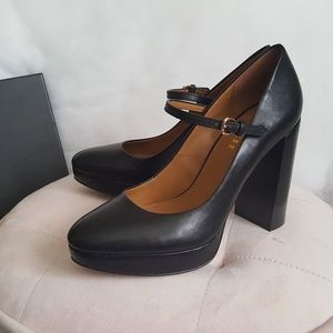 BNIB Coach Goldie Veg Mary Jane Pumps - Black